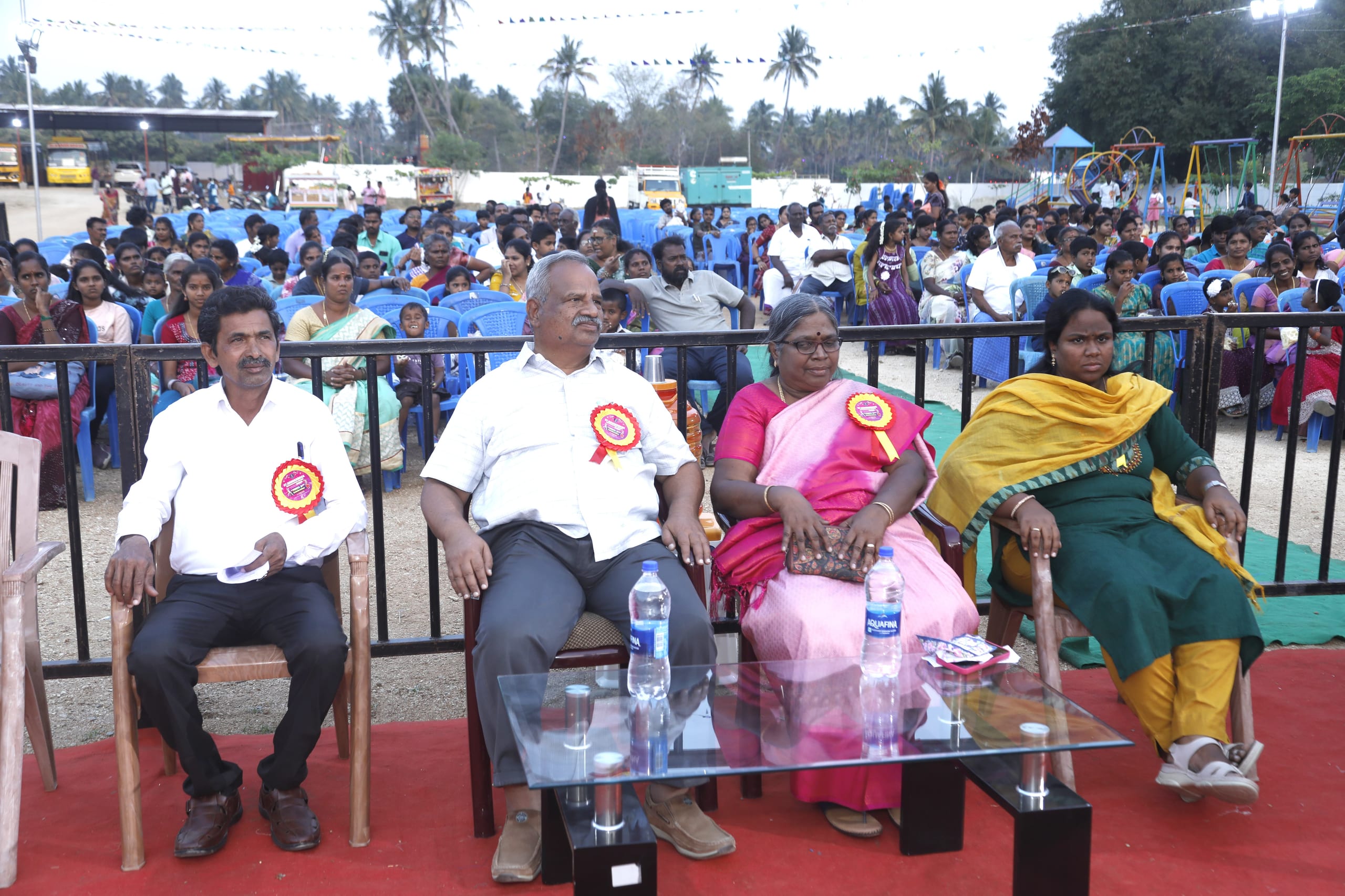 Students taking part in a school activity