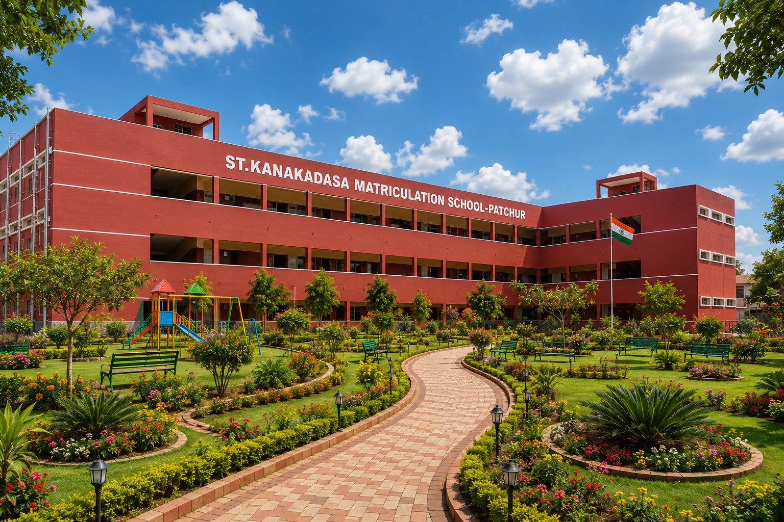 St. Kanakadasa Matriculation School campus at Patchur