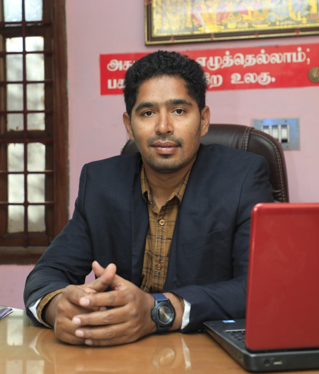 Mr. Selvaraj S, Principal of St. Kanakadasa Matric Higher Secondary School